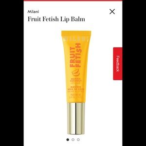 Milani fruit fetish lip balm ( mango)